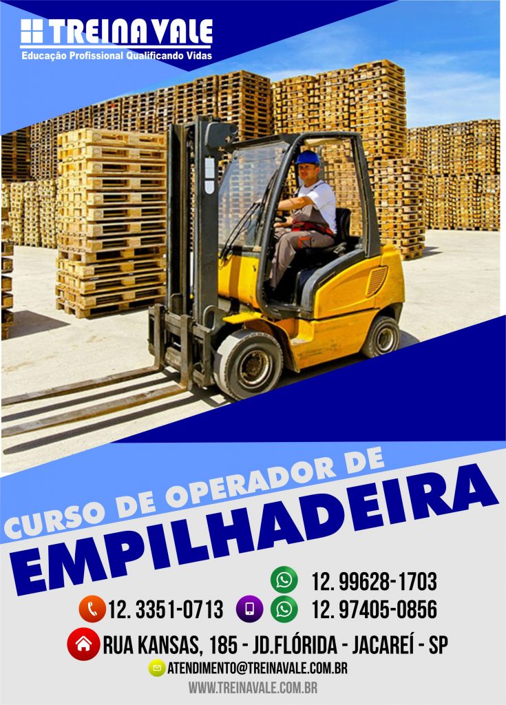 Curso De Operador De Empilhadeira Em Setembro Treina Vale 9491